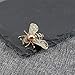 ZUOZUOYA Honey Bee Brooches,Gold Tone and Mother of Pearl Brooch