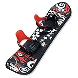 Grizzly Snow 95cm Deluxe Kid's Beginner Red and Black Snowboard