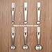 KAERSI Small Adhesive Stainless Steel Hooks for Hanging Hats, Caps and Keys - 20 Pack, Holds up to 2 lbs Perfect for Wall-Mounted Baseball Caps and Measuring Cup Storage