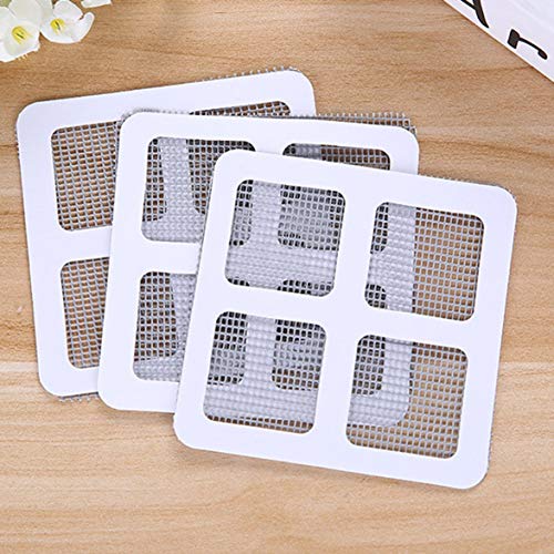MqbY Door and Window Screen 24Pcs/Set Anti-Insect Fly Door Window Anti Mosquito Screen Net Mesh Repair Tape Patch Adhesive Stickers for Home Office