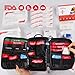 AIRSSON Survival Gear First Aid Kit Molle Medical Emergency Bag for Home School Car Office Sports Camping Hunting Outdoors Survival 2 Kinds to Choose
