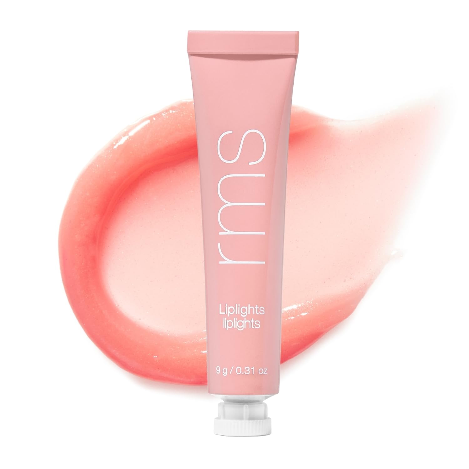 RMS Beauty Liplights Cream Lip Gloss - Bare For Women 0.31 oz Lip Gloss