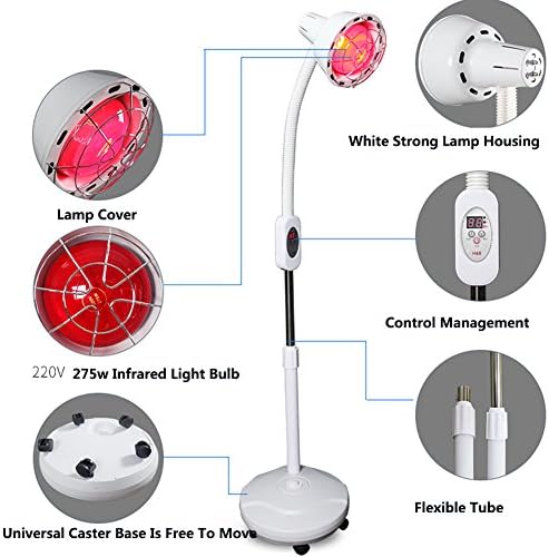 GAOJUNAI Far-Infrared Physiotherapy Lamp Home Thermostat Timing 220V 275W,M