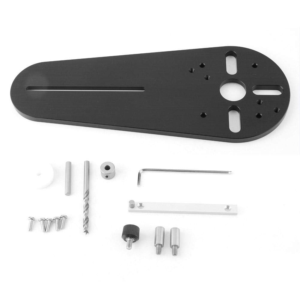 A B C Mini Ellipse and Circle Cutting Jig Set for Trimming Machines Woodworking Milling for Hand Trimmer Wood Router(B Set)