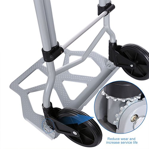 4 Rendio+Portable+Wheels+Black+Shopping+Industrial