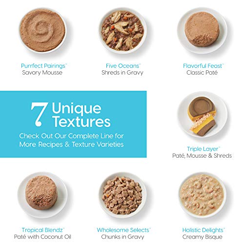 Solid Gold Creamy Bisque Wet Cat Food; Holistic Delights Chicken Liver & Coconut Milk 24ct/3oz