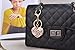 Giftale Heart Handbag Charms Accessories Purse Keychain for Women,#41820B
