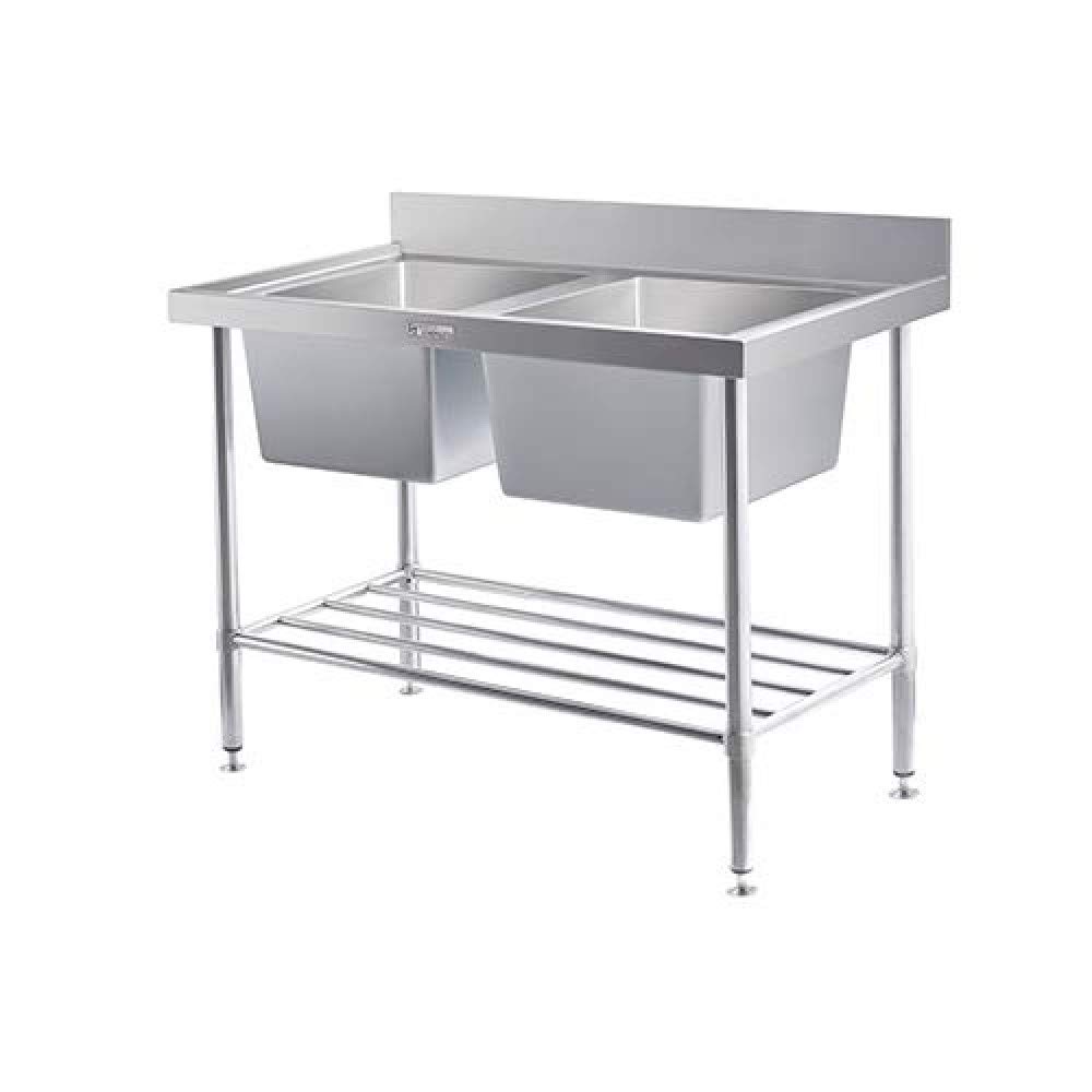 Simply Stainless SS061500 Double Bowl Sink, 1500 mm