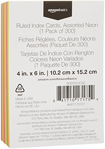 Neon playing cards deck with 300 assorted cards from Amazon, worth $16.99.