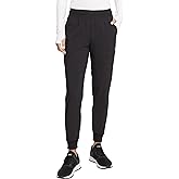 Cherokee Infinity Womens Mid Rise Jogger Scrub Pants Rib-Knit Waist, 6 Pockets, 360° Stretch Moisture-Wicking – CK080A