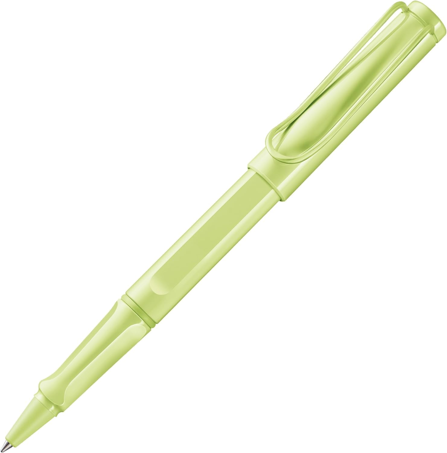 Lamy safari springgreen - Rollerball Pen with ergonomic grip & line width M - for pleasant long writing - made of robust ASA plastic - including rollerball refill M 63 in black