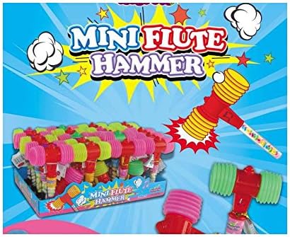 fantasy toys Fantasy-50279, minnie flute hammer, exhibitor with 30 units of hammer with candies.