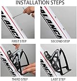 OSIGEI Bike Bottle Holder Set with 21oz Bottle Premium BPA Free view 5