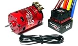 RCECHOÂ® HOBBYWING QUICRUN 3650SD 2500KV 13.5T Sensored Brushless Motor & 60A ESC ME125 with RCECHOÂ® Full Version Apps Edition