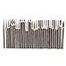 Lukcase 30 pcs Assorted Diamond Burrs Bur Bit Set W/ 1/8'' Shank for Dremel Rotary Tools