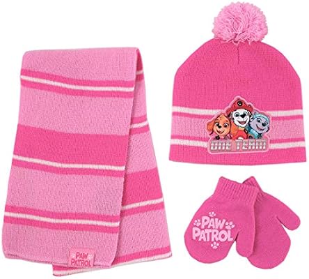 paw patrol hat and mittens