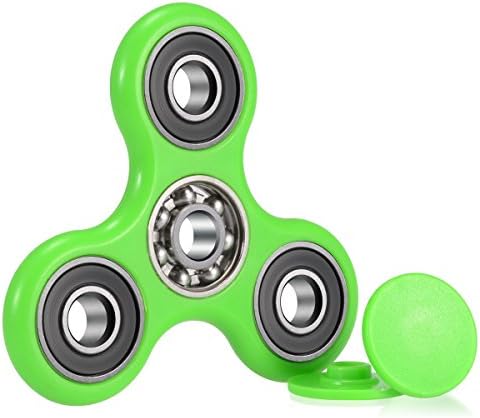 Beatife Fidgeteer Fidget Spinner Toy Stress Reducer, 360 Degree Rotation Tri-Spinner Hand Toy Kit Perfect for Relieving ADHD Anxiety Boredom Spinso Autism Adult Children Hand Killing Time-Green