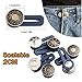Partm Retractable Jeans Button Adjustable Extended Button for Extension Waist Buttons