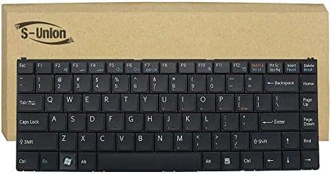 S-Union New Black Laptop US Keyboard for Sony Vaio VGN-N N220 230 250 270 320 330 N110 N120 N130 N150 N160 VGN-N110G VGN-N120G VGN-N130G VGN-N150G VGN-N160G VGN-N170G VGN-N220E VGN-N230E VGN-N250E