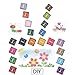 Craft Ink Pad Stamps Partner DIY Color,20 Color Rainbow Finger Ink Pad for Kid's Making Scrapbooking Card, Paper, Wood Fabric, Kid's Rubber Stamp, Beautiful Water-Soluble Colors, Pack of 20.