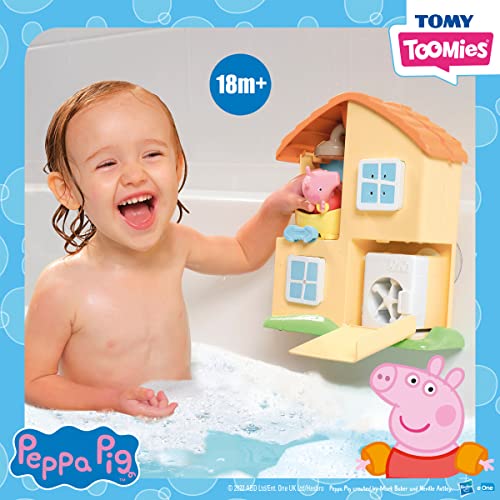 Tomy Toomies Peppa Pig Peppa’s House Bath Toy Playset Bath Time Water