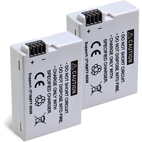 BM Premium 2-Pack of LP-E8 Batteries for Canon EOS Rebel T2i, T3i, T4i, T5i, EOS 550D, EOS 600D, EOS 650D, EOS 700D DSLR Digital Camera