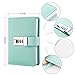 Lock Journal Combination Lock Writing Travel Diary a7 Mini Notebook Green