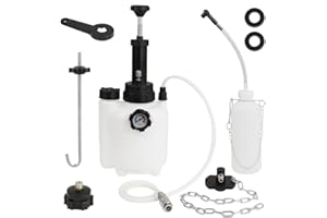 Wenzhon Brake Bleeder Brake Bleeder kit Brake Bleeder Pump Brake Bleeding ki with 20PCS Adapter and 1 Liter Refill Bottle, Suitable for All Models (3Lmanually Operated)