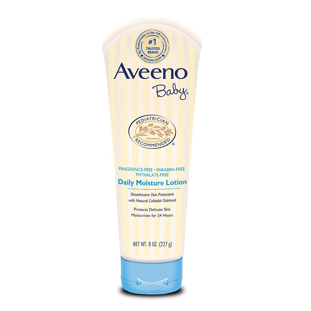 Aveeno Baby Daily Moisture Lotion for Delicate Skin with Natural Colloidal Oatmeal & Dimethicone