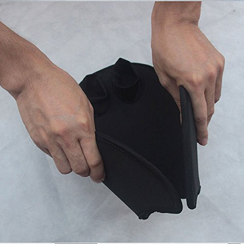 Qiyun Mermaid Swim Fin Mermaid Swim Fin, Kids Boys Swimming Diving Monofin Tails Fin Training Flippers, Blackcolour:Black; size:F