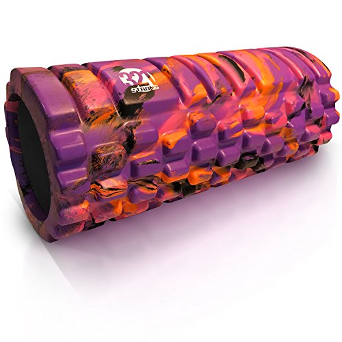 321 strong foam massage roller - multi colored deep tis…