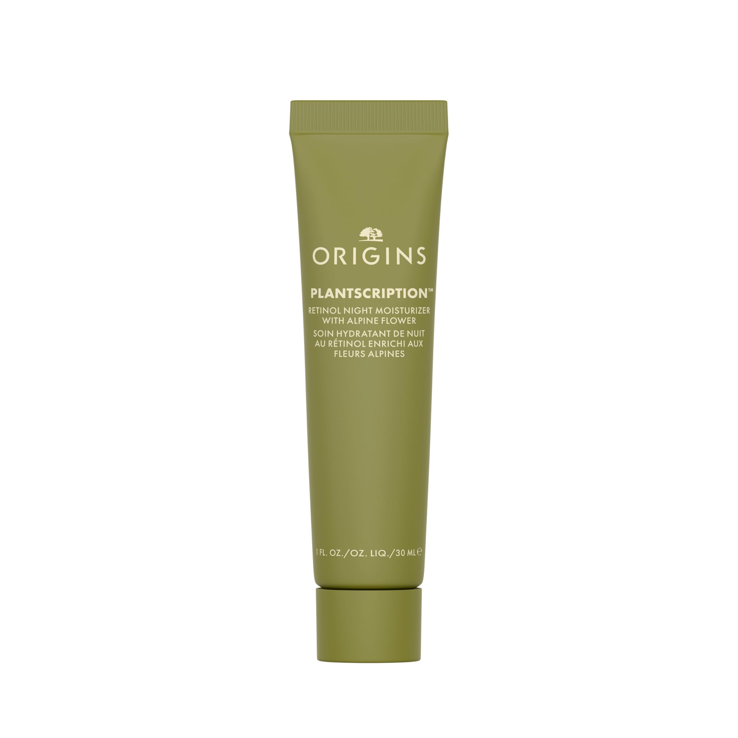 Origins Plantscription Retinol Night moisturiser | Visibly Diminishes Lines, Pores & Uneven Skin Tone | With Peptide & Retinol, 30 ml