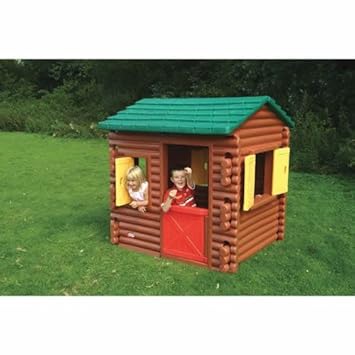 Hsb Value Bundle Little Tikes Log Cabin 4869 With Mf Chenille