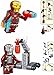 Super Heroes Set, 16 Pieces Minifigures, Fighting with Accessories, Building Blocks Action Figures Toy, Kids Gift zttt