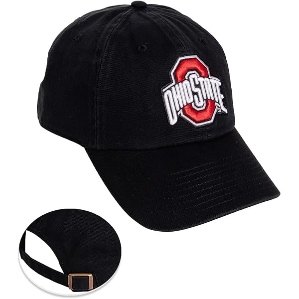 Rutgers University Scarlet Knights Baseball Hat - Officially Licensed Cotton Cap With Adjustable Strap - View #8