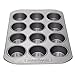 Farberware 52106 Nonstick Bakeware  12-Cup Muffin Tin / Nonstick 12-Cup Cupcake Tin  - 12 Cup, Gray primary