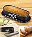 Non-Stick Rectangular Springform Pan, Loaf Pan for Bread and Cake with Easy-Open Latch, Silver