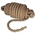 Twisted Manila Rope 1 in x 50 ft Jute Rope Thick Hemp Rope for Railing Docks Tug of War Decorating Crafts Nautical Landscaping Swing Hammock