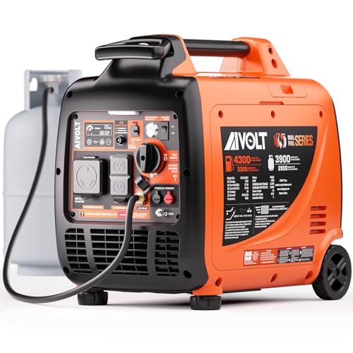 AIVOLT 4300W Dual Fuel Inverter Generator