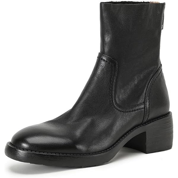 Botas Chelsea Para Mujer De TinaCus - Cuero Suave, Hechas A Mano, Puntera Cuadrada Y Tacón Block