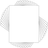 Golden State Art, 8x10 White Backing Board, Backer Boards for Frame, Picture (10 Pack)