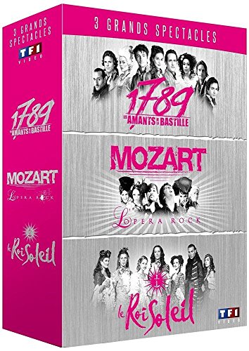 3 grands spectacles : 1789, les amants de la Bastille + Mozart, l'opéra rock + Le Roi Soleil - Pack