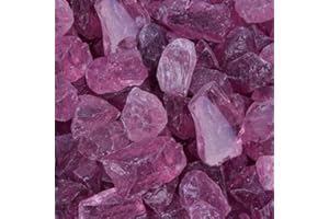 Blue Ridge Brand Fire Glass - Glass Stones for Fire Pit & Fireplace - Gas & Propane (10 Pound, Purple)
