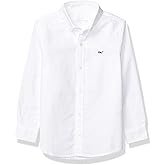 Vineyard Vines Boys Oxford Long Sleeve Whale Shirt