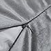 Home Brilliant Large Cushion Cover Soft Velvet Solid Throw Euro Pillow Sham for Floor, 26 x 26(66x66cm), Gun Metal Grey