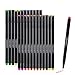 Fineliner Pens Colored Fine Tip Markers, Fine Point Bullet Journal Pens Sketch Writing Drawing Markers Set for Coloring Book Taking Note Calendar (24 Colors)
