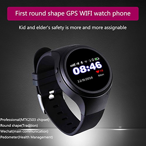Etbotu Children Sports Waterproof Watch, Unisex, with Wifi GPS Phone Calendar Alarm Pedometer Chronograph Digital