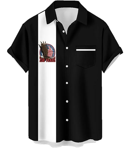 Amazon.com: Anchor MSJ Men's 50s Retro Camp Rockabilly Style