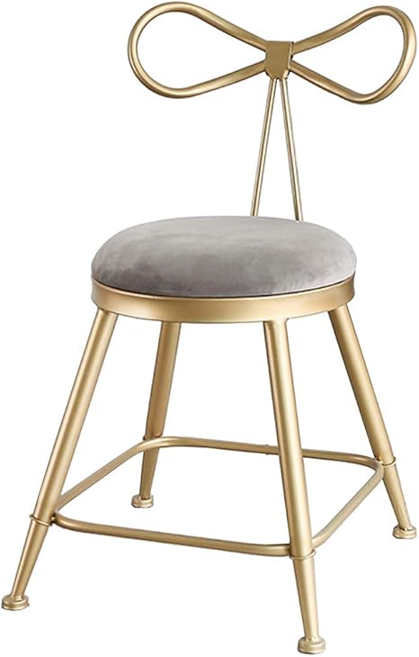 Tabourets De Bar Comptoir De Cuisine Tabouret De Maquillage Jambes En Metal Dore Velours Gris Clair Moderne Cast Chic Bar Arc Creatif Arriere Conception Amazon Fr Cuisine Maison