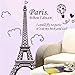 Urparcel Removable Romantic Art Paris Wall Sticker Decal Decoration Decor Home Kitchen